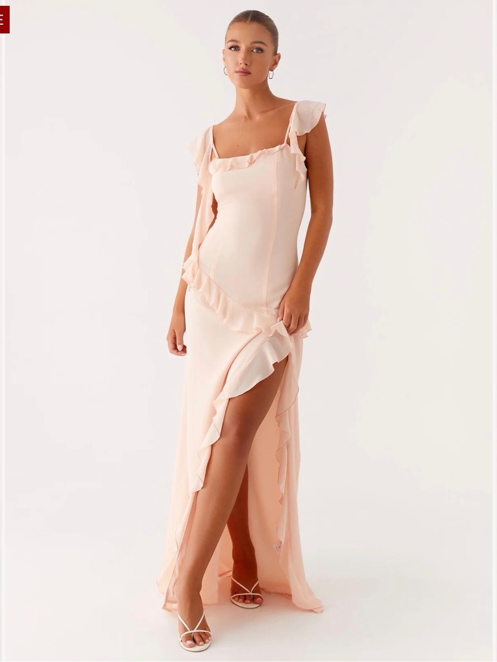 NWT Peppermayo Peach “Naya” Maxi Dress